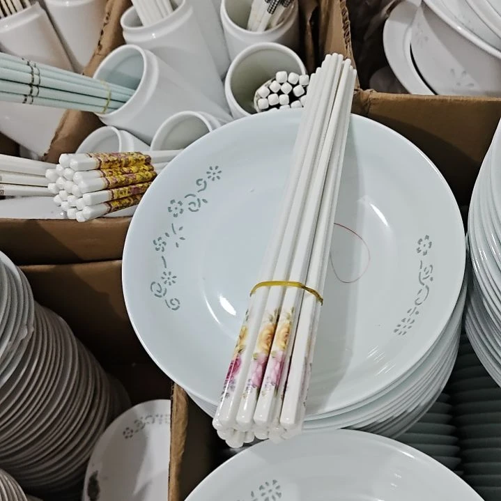瓷景德镇骨瓷筷子10双红色