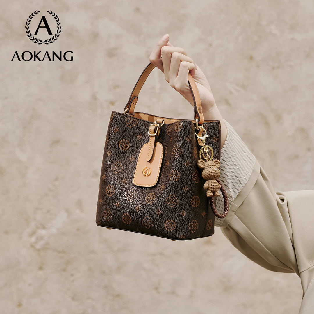 【奥康官方正品】包包高级小众轻奢水桶包女款爆款2025新款上班专用