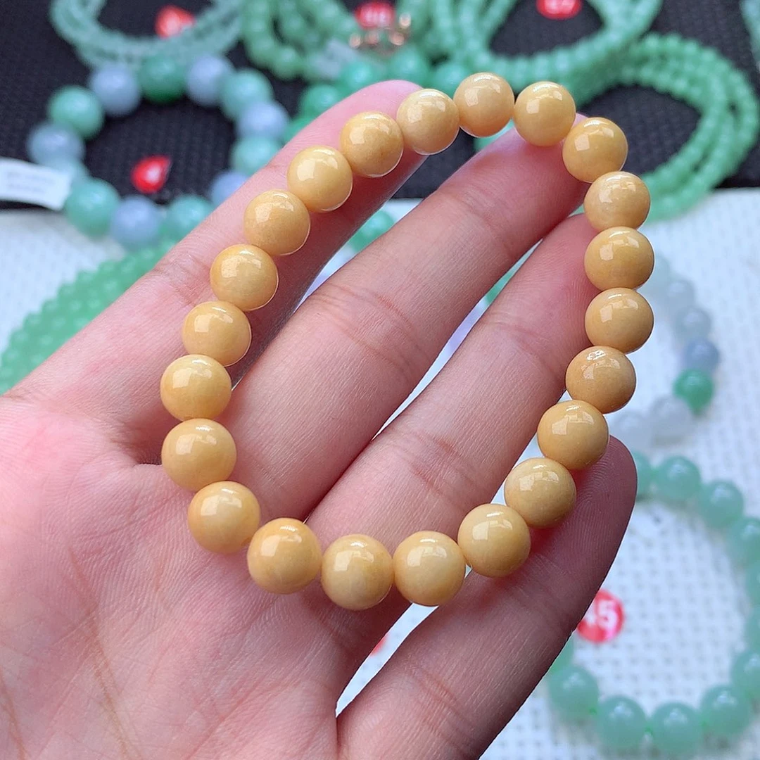 翡翠未镶嵌毛衣链