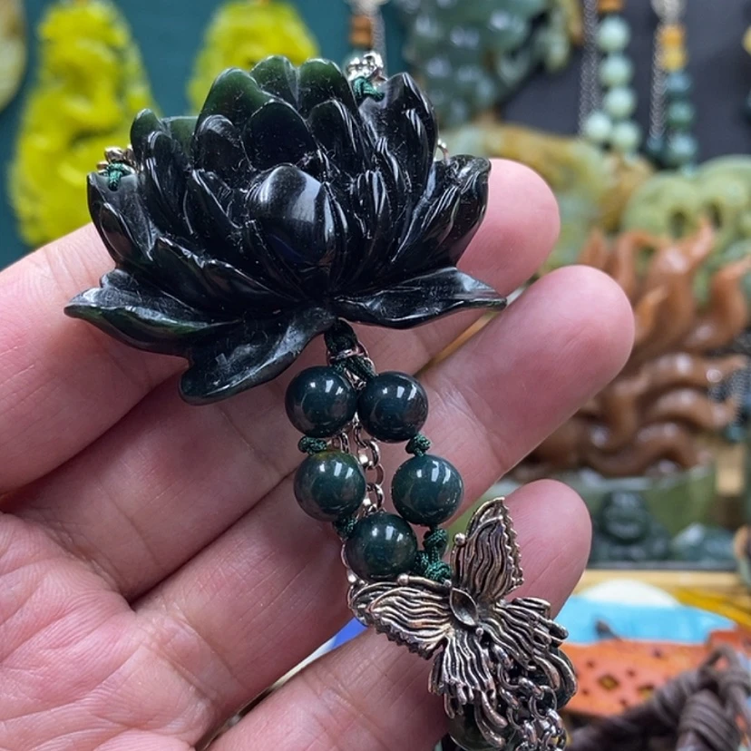 【闪购商品】未镶嵌岫玉手牌