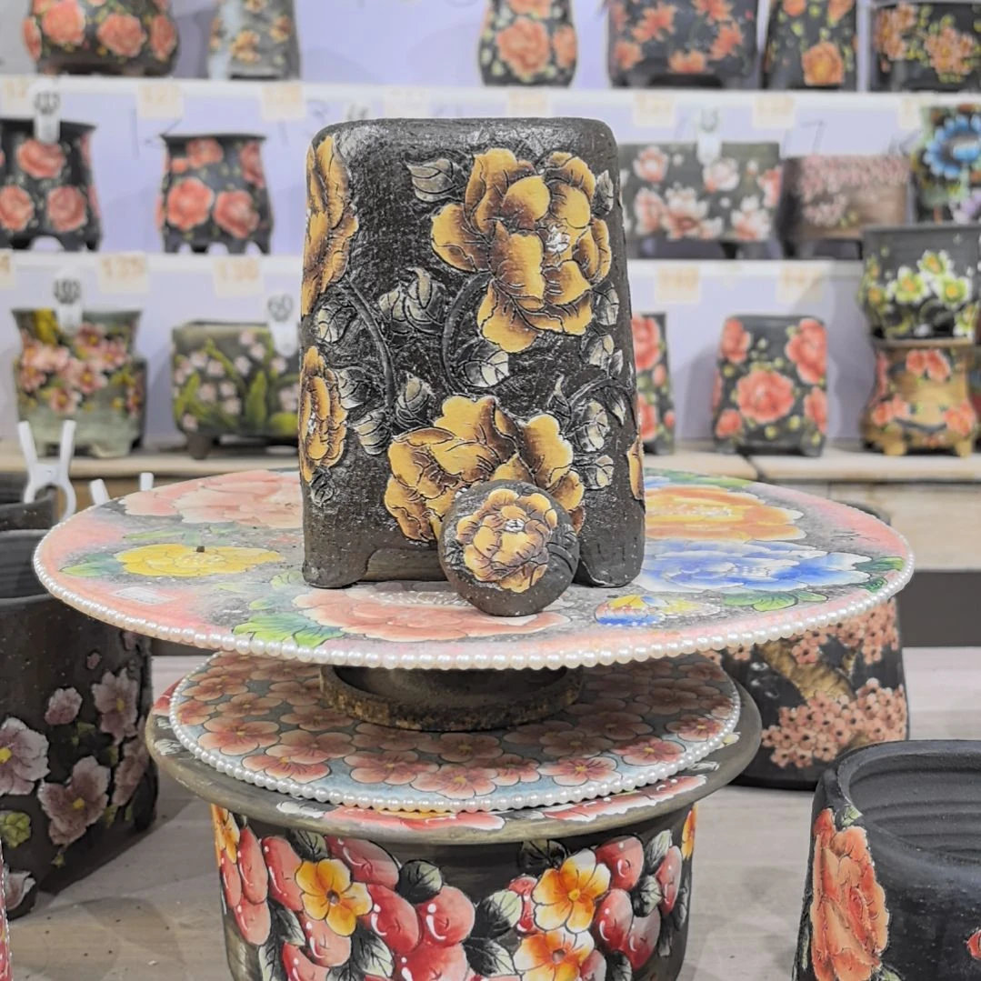 一***`花盆红泥景德镇花盆