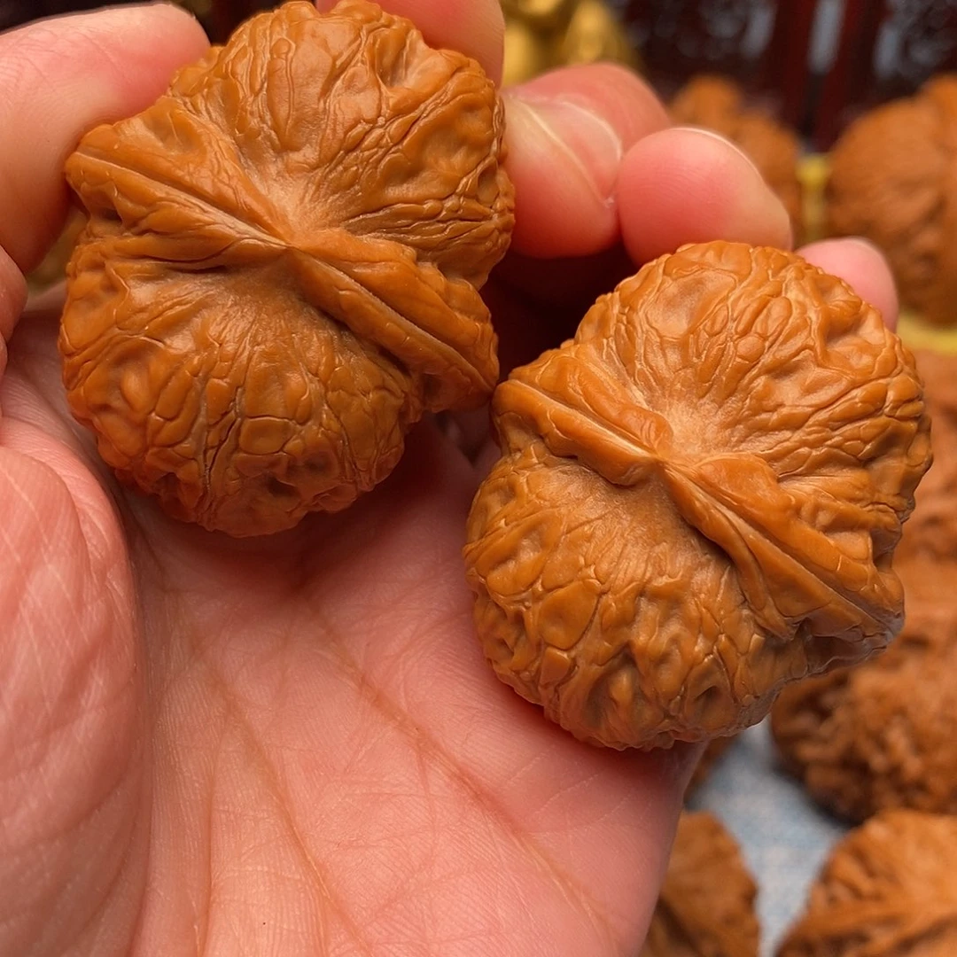 文玩核桃把件毕业全品元宝42尺