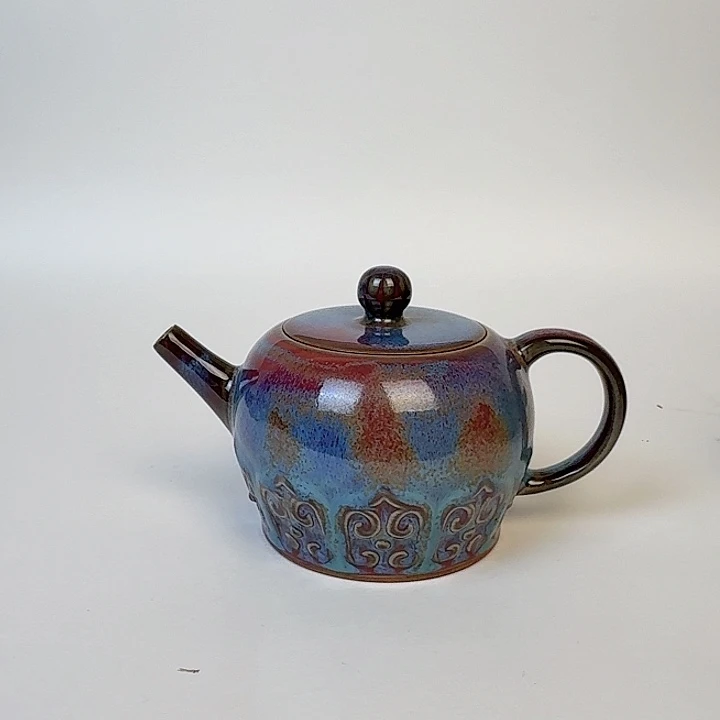 钧瓷钧瓷茶壶传统工艺