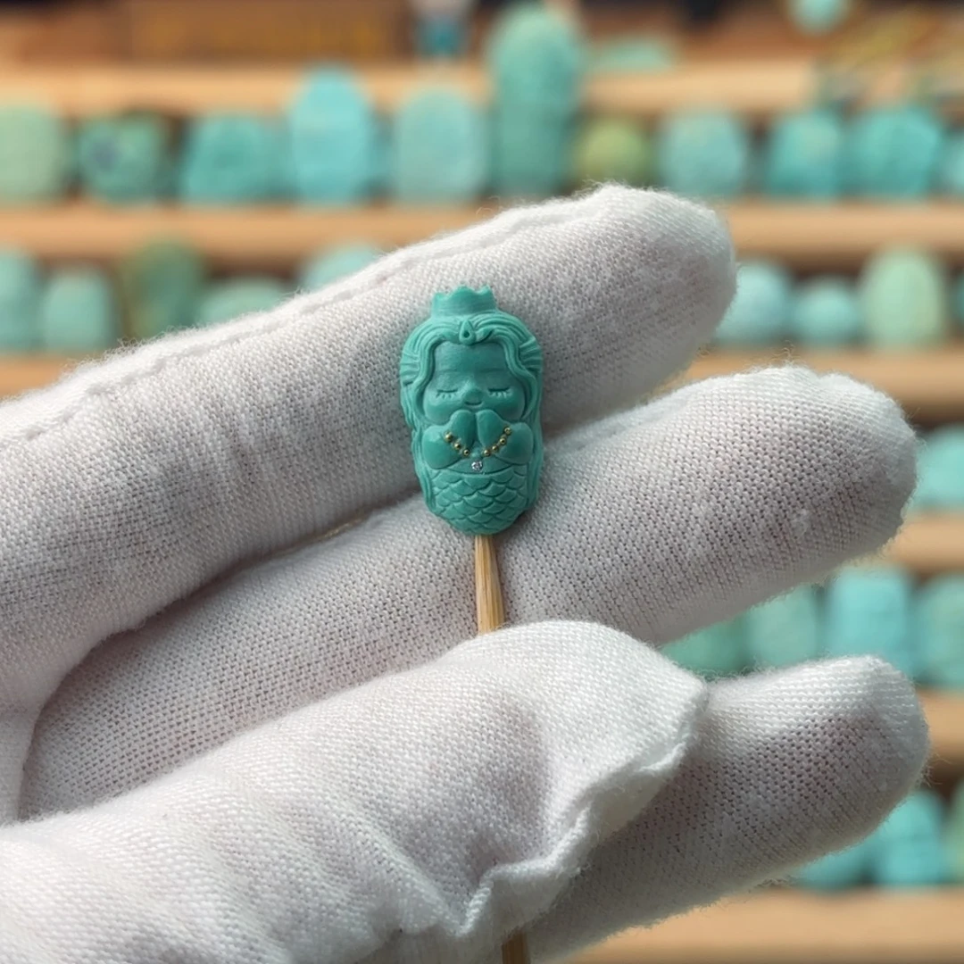 绿松石未镶嵌配饰