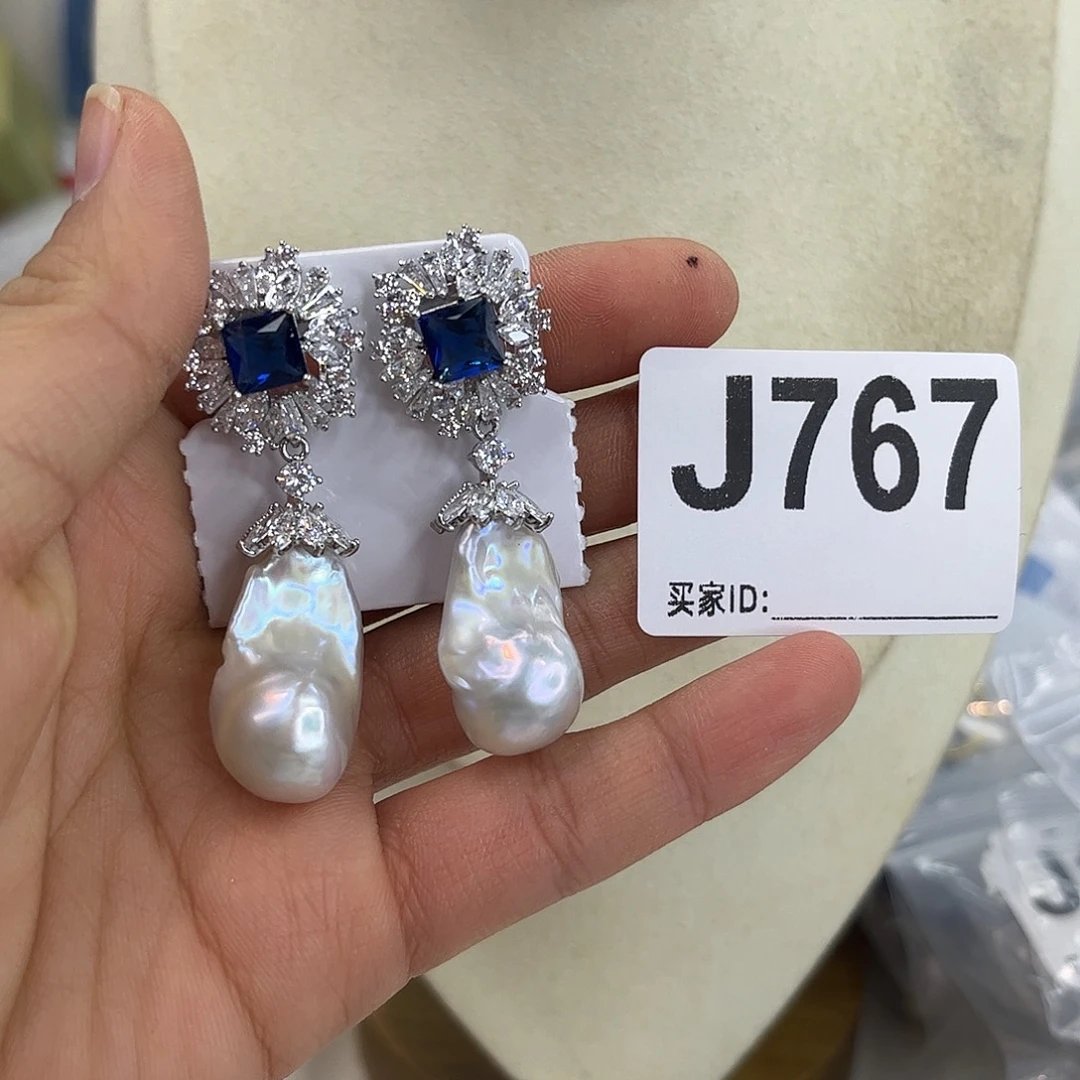 耳饰淡水珍珠合金