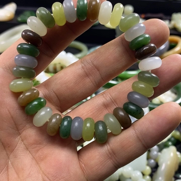 和田玉未镶嵌手链