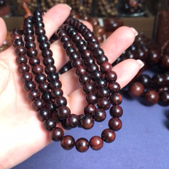 羊***城手串/手链黄花梨/降香黄檀老料紫油梨