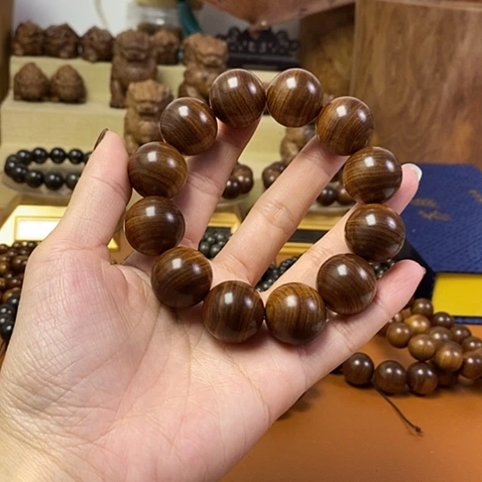 老山檀香黑肉沉水2.0手串