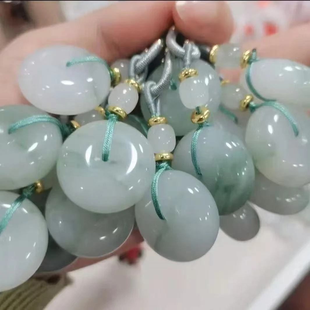 天然翡翠平安扣多样性发一