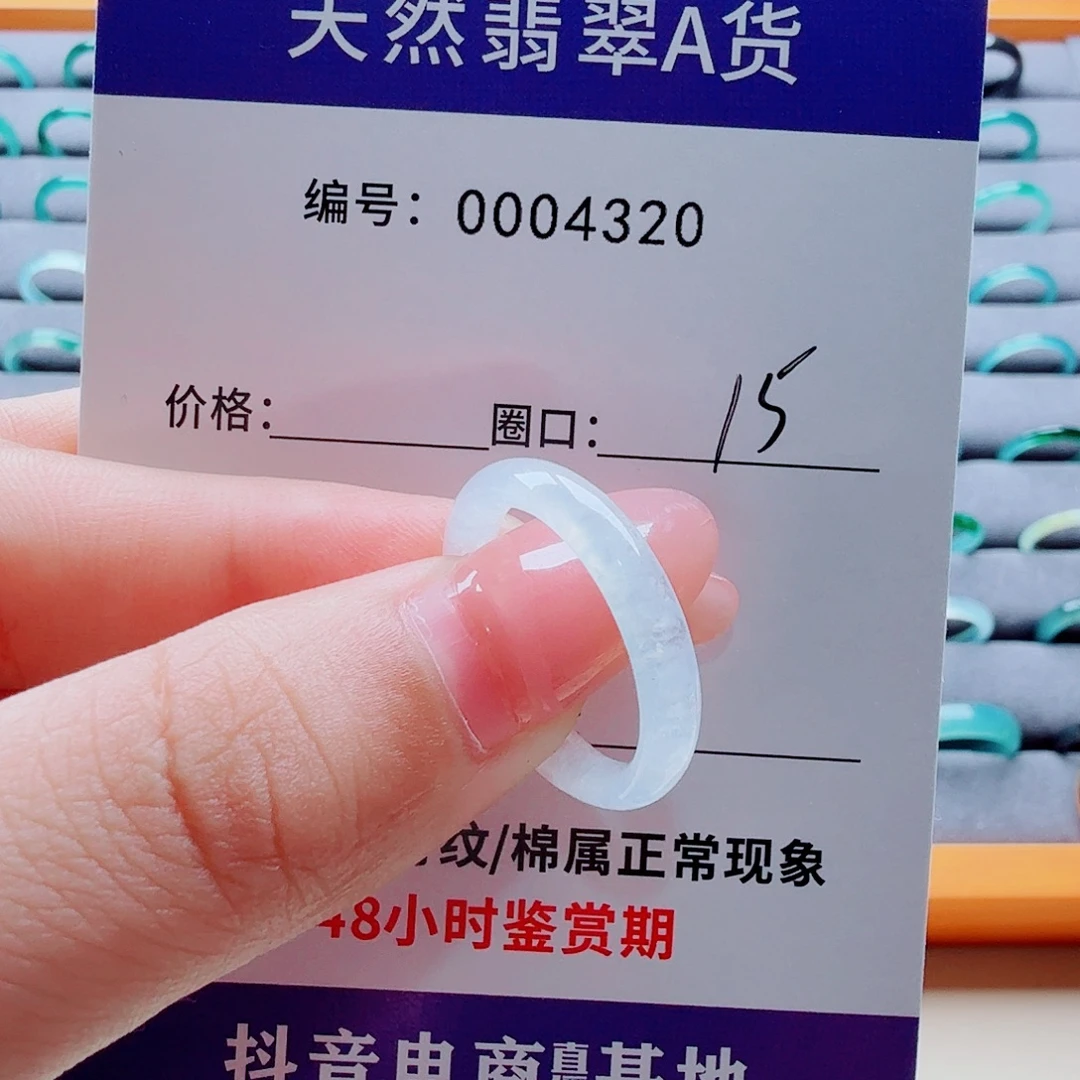 猪***子未镶嵌戒指翡翠翡翠