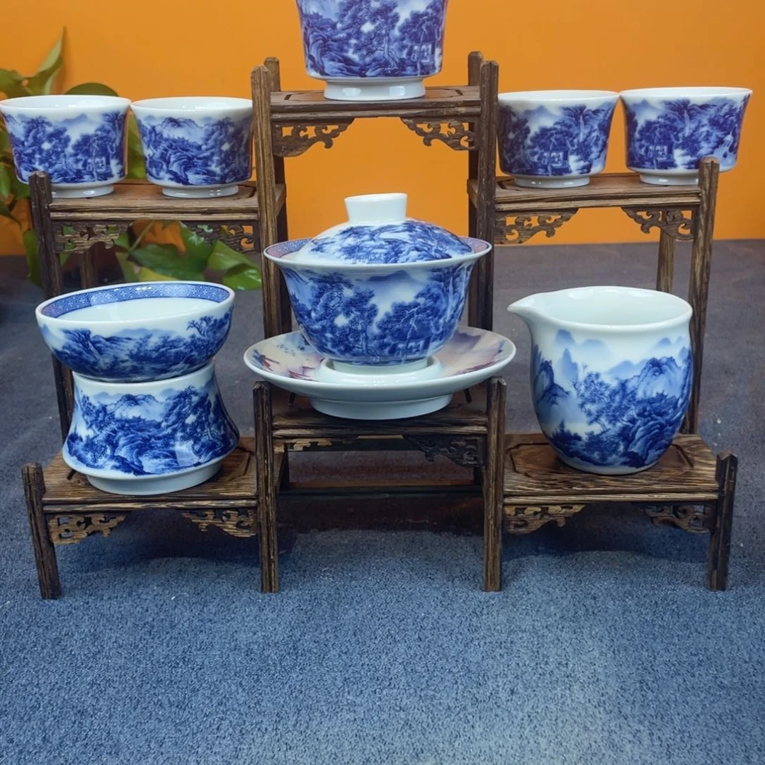 景德镇陶瓷八件套件