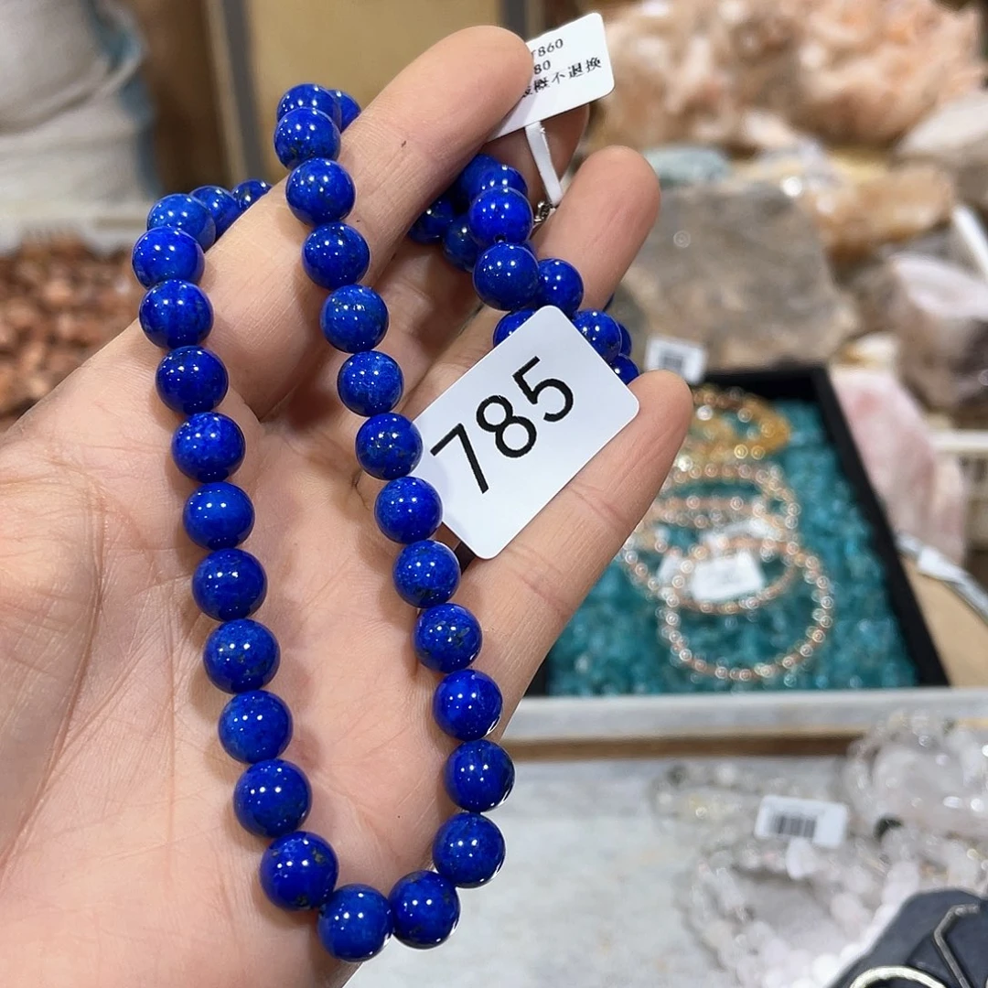 青金石项链银S925镶嵌天***！f 860