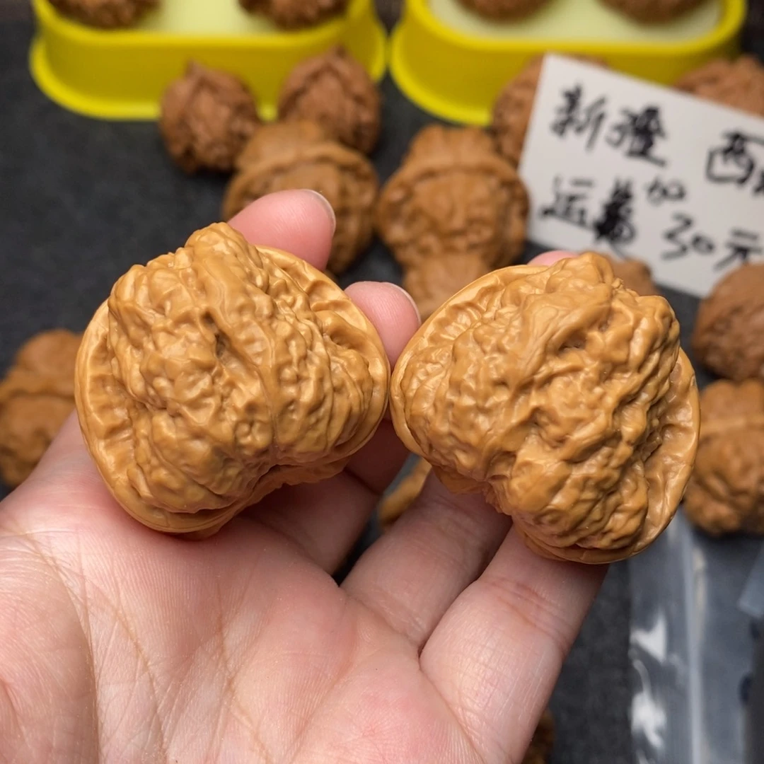 文玩核桃把件橙***子蛤蟆37