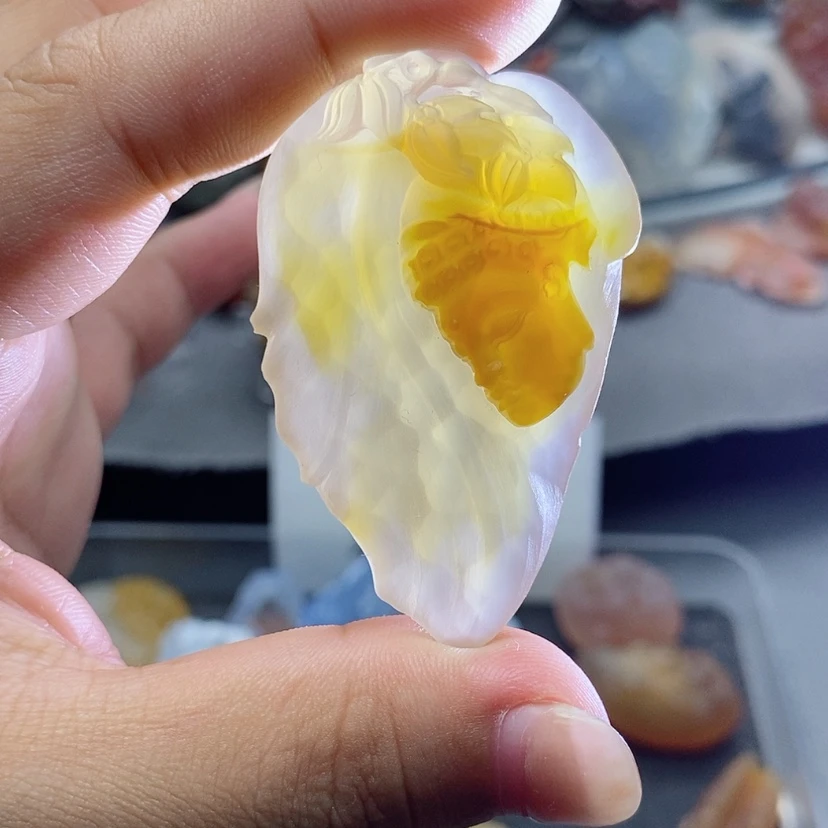 【闪购商品】未镶嵌吊坠定制玛瑙