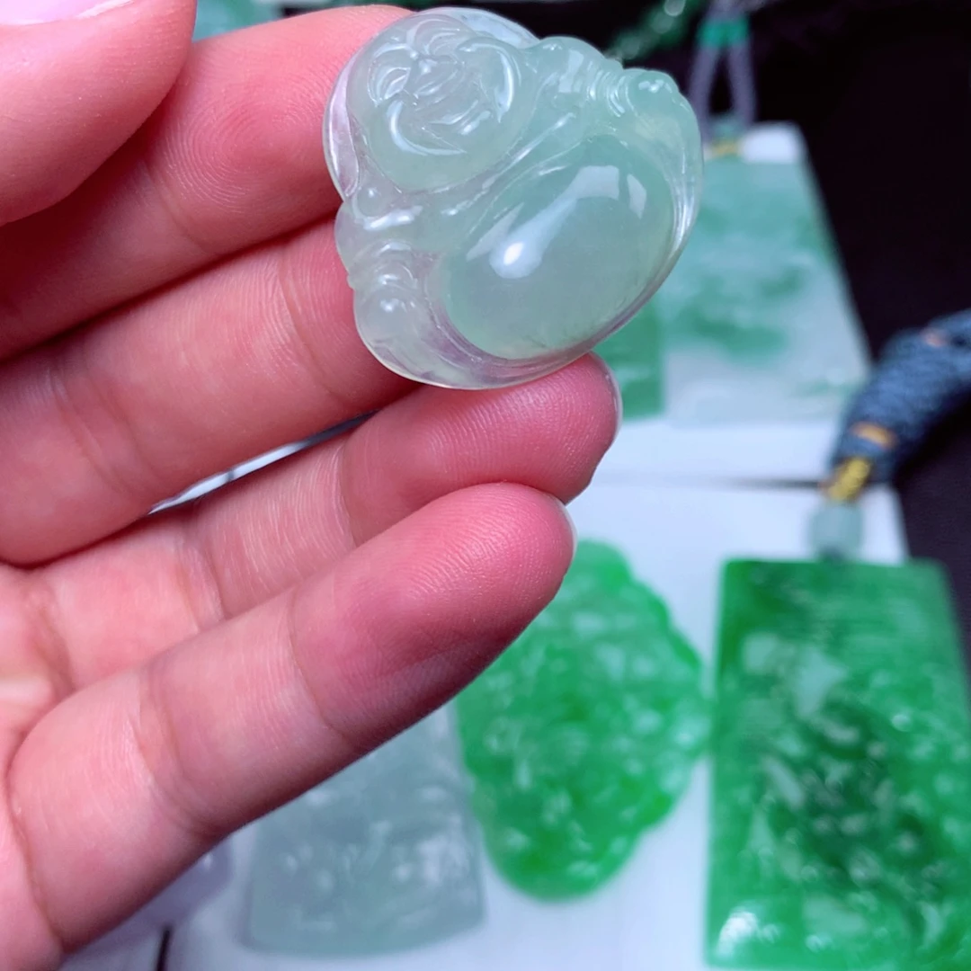 颈饰未镶嵌翡翠天然A货翡翠