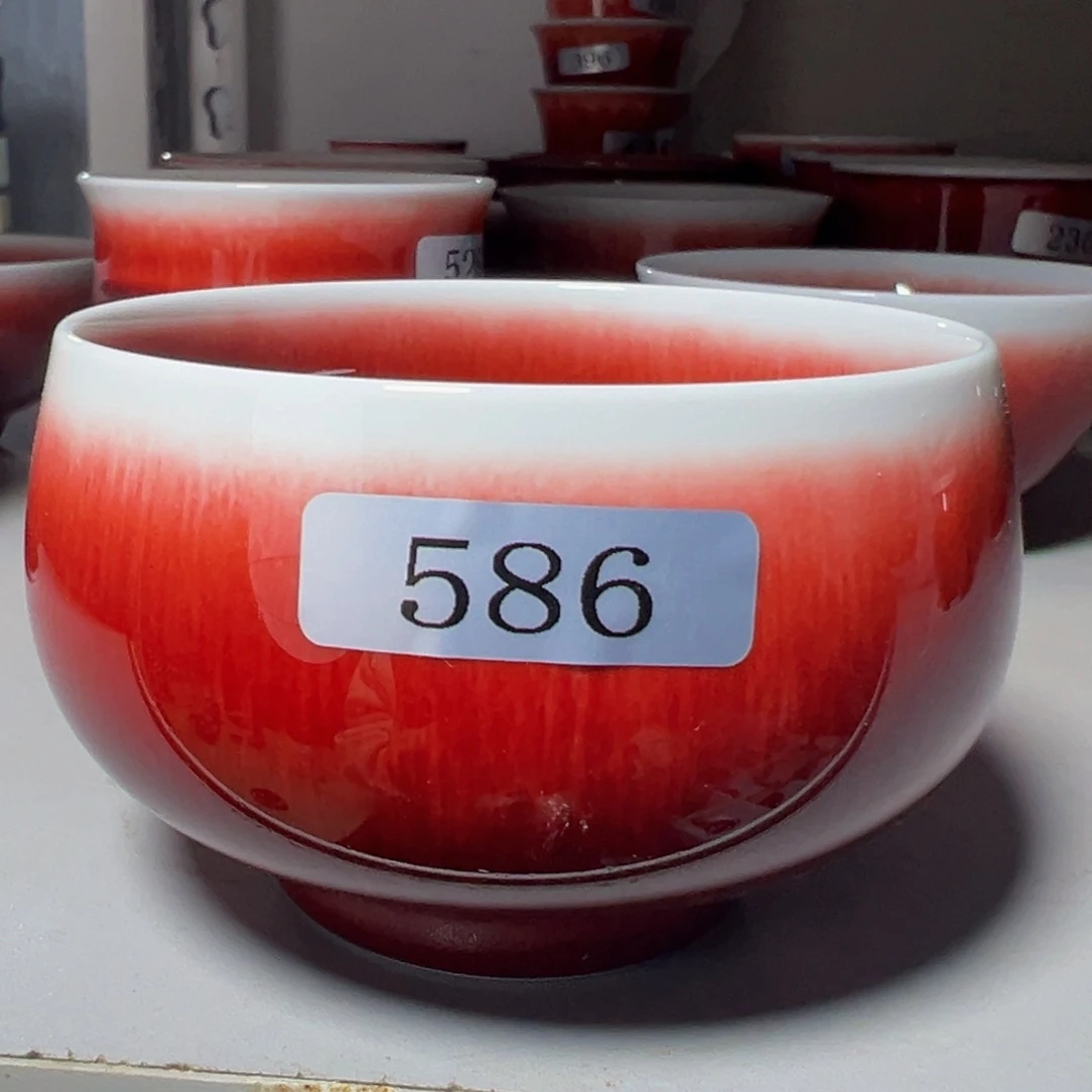 陶景德镇陶瓷郎红微瑕