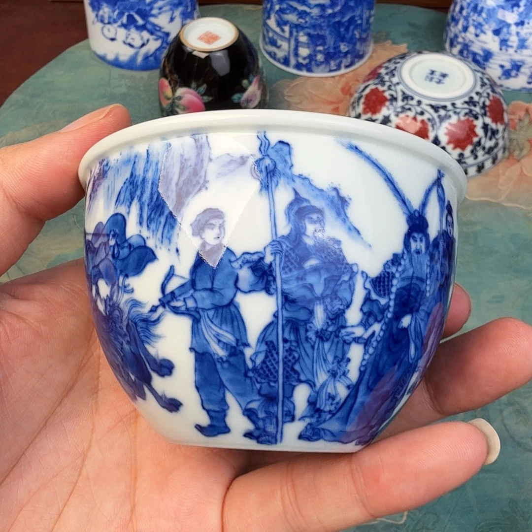 小***n陶现代景德镇全手工手绘陶瓷