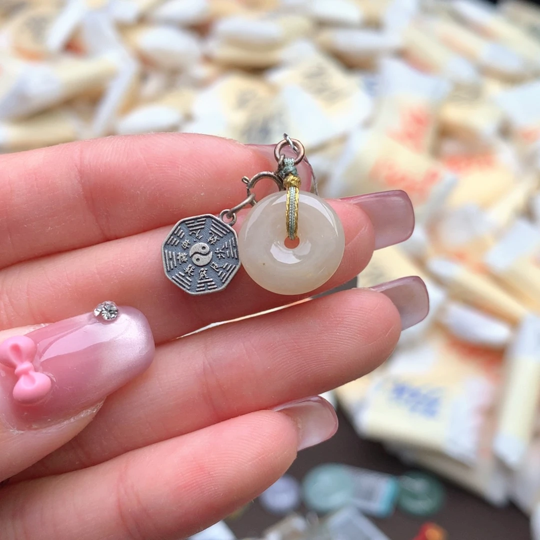 【闪购商品】翡翠挂件银S925镶嵌ゞ****長一
