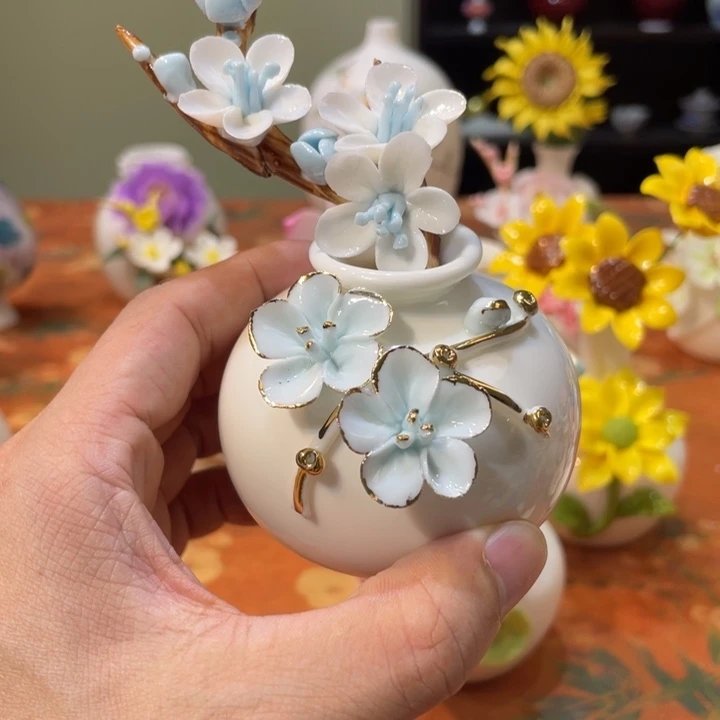手工精致花瓶摆件