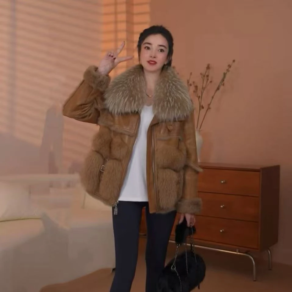 2024年新款原创设计狐狸毛皮草