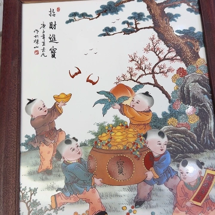 摆件瓷板画瓷板画