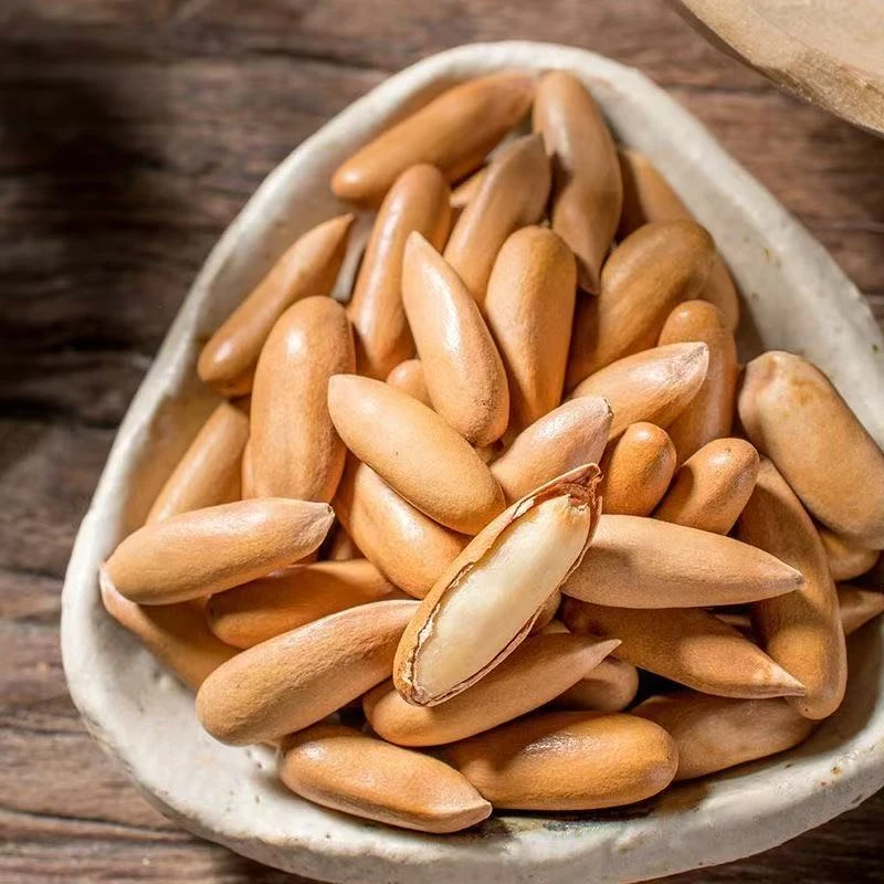 2斤巴西松子袋装开口16手剥松子大颗粒坚果干果零食松仁休闲零嘴