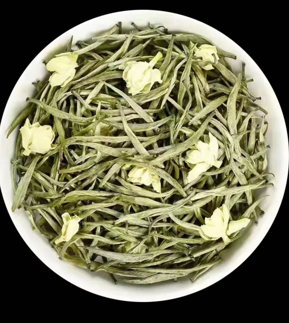 马阳茗茶2025浓香型茉莉花茶茉莉雪竹送绿茶杯