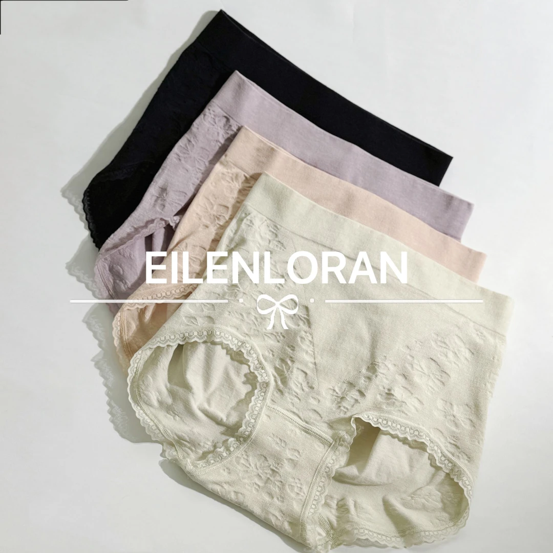 2025春季新款女士桑蚕丝高腰透气打底内裤DK-2123