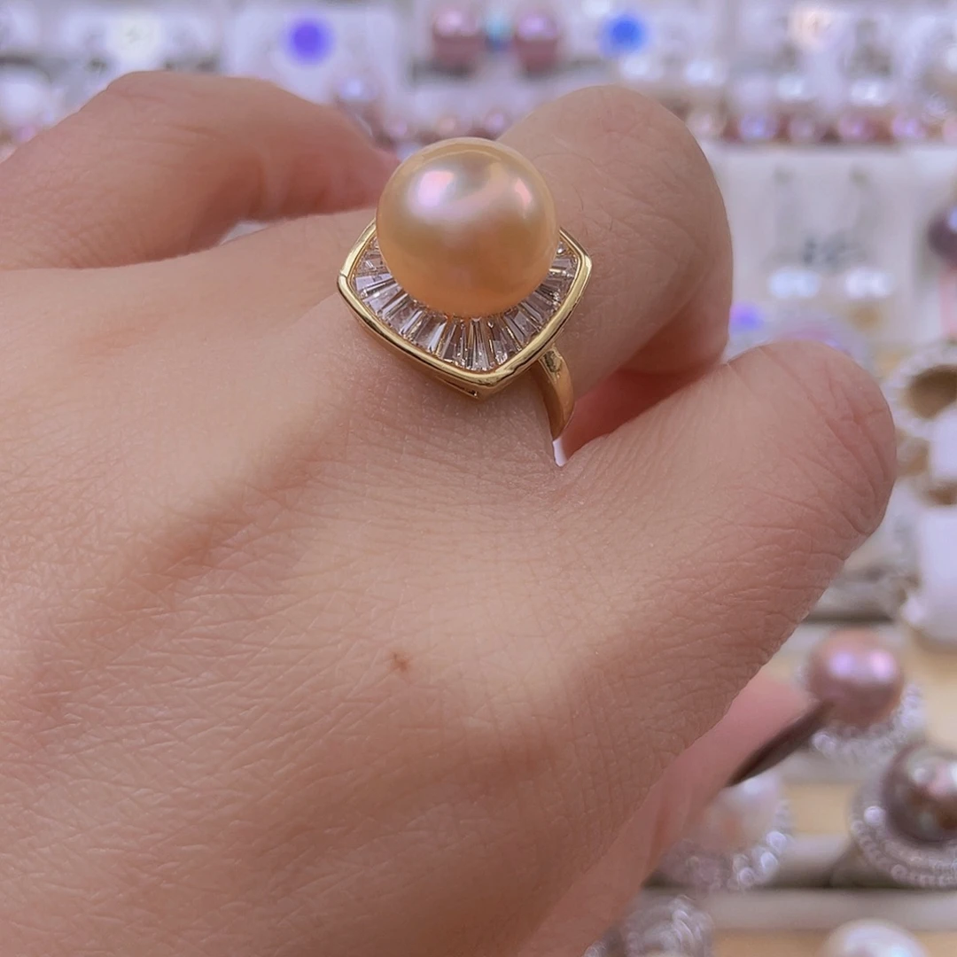 淡水珍珠未镶嵌戒指