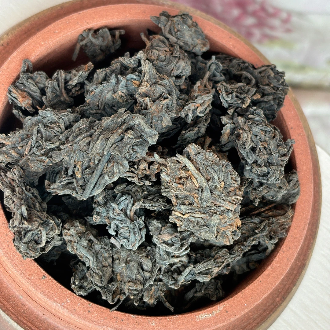 2010年参香老茶头窖藏风味广西六堡茶T级陈香甜香红豆汤50g