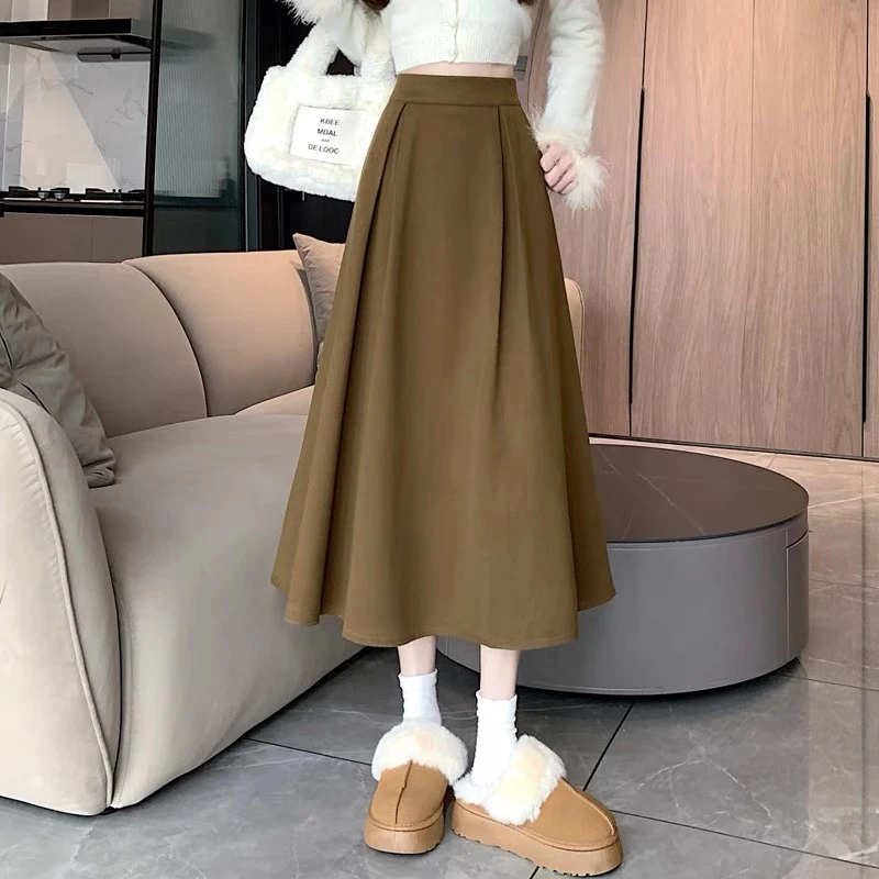 春季中裙秋季中腰显瘦女装裙子