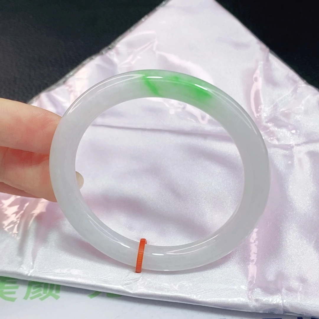 未镶嵌手镯翡翠52.5圆条