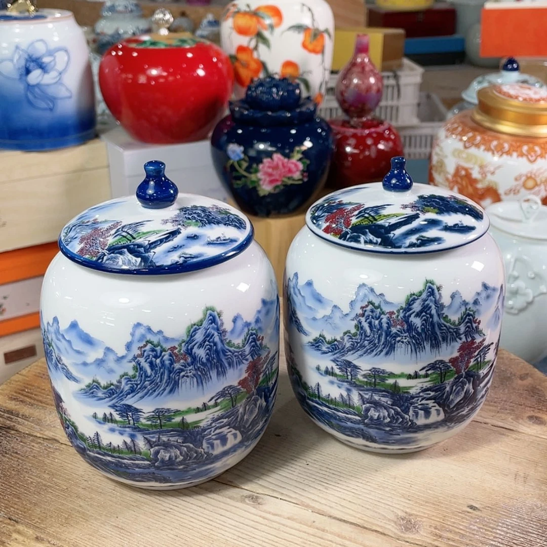 【闪购商品】罐陶瓷茶叶罐密封罐