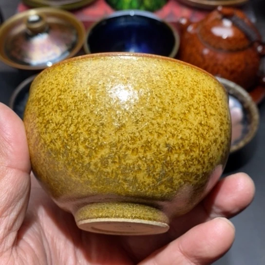 茶盏建盏主人杯茶壶盖碗品茗杯006