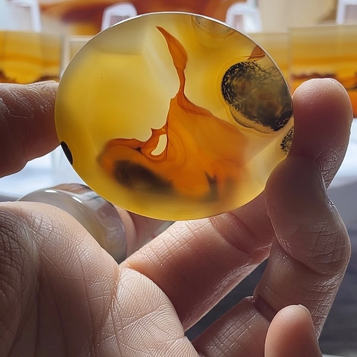 玛瑙/玉髓未镶嵌吊坠(不含链)