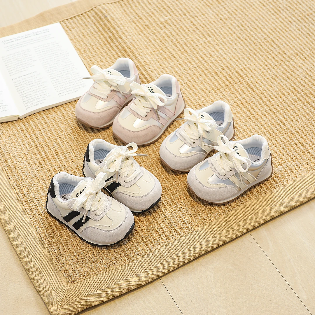 板鞋舒适魔术贴单鞋鞋子女童韩版宝宝运动鞋新款轻便学步男童5751