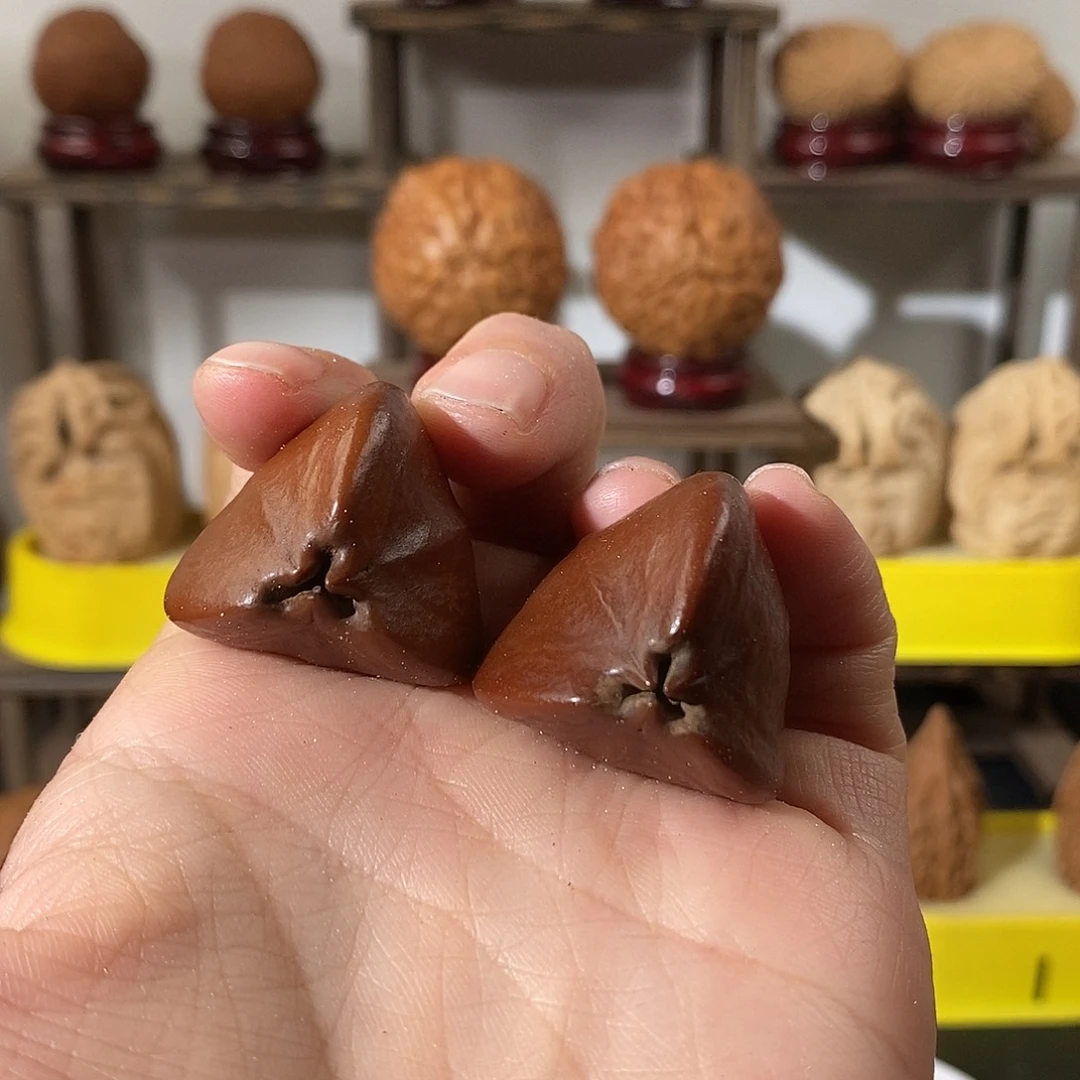 吊坠文玩核桃橄榄核微色练手30