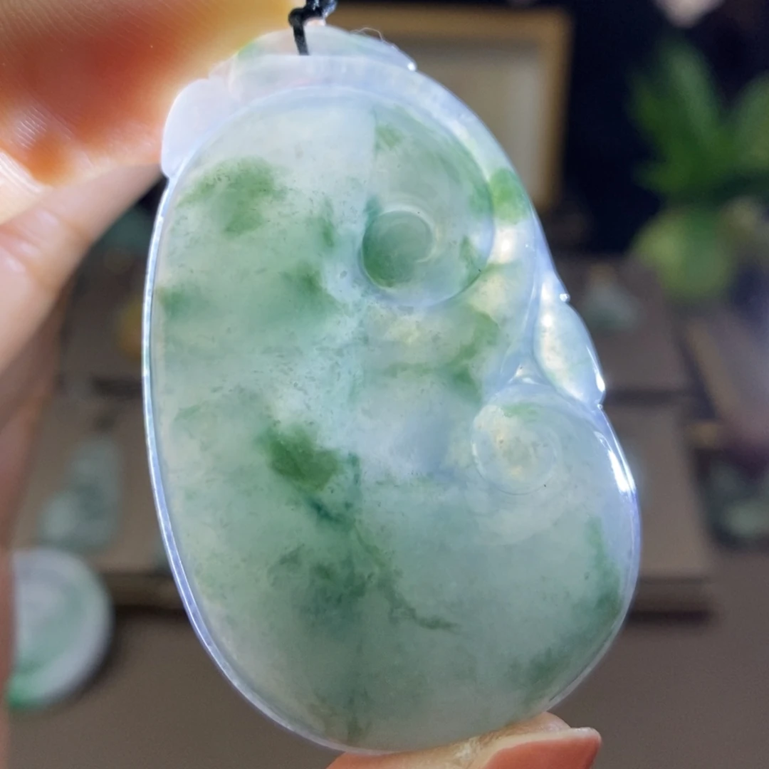 翡翠未镶嵌颈饰吊坠16