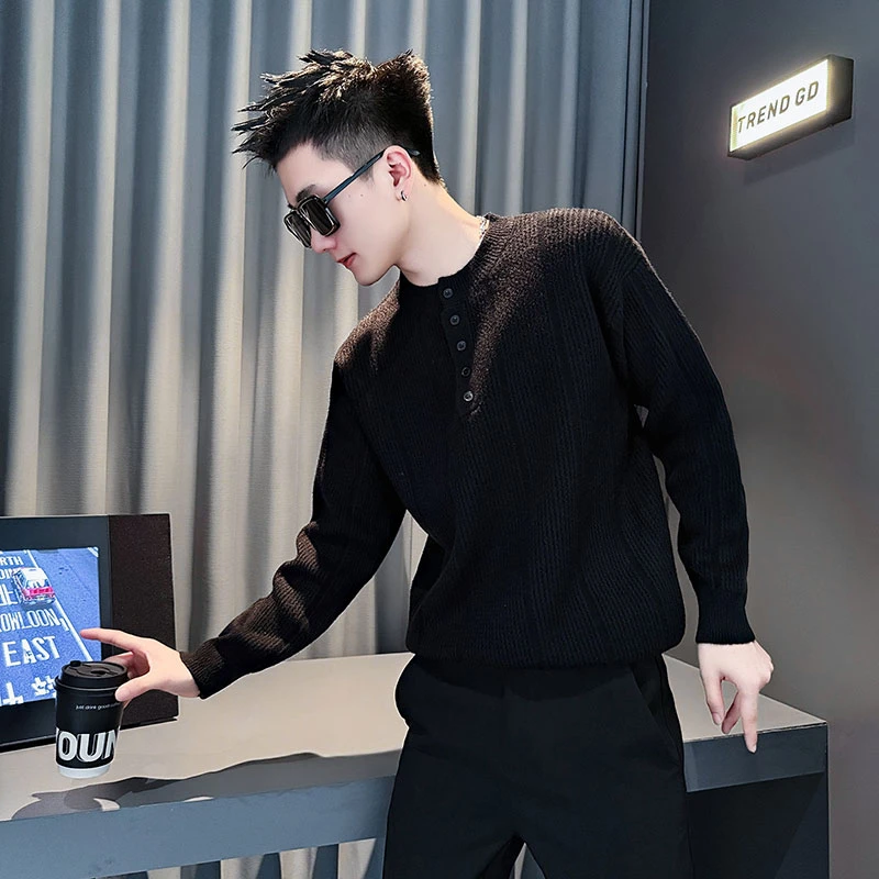 毛衣男款冬季男装衣服秋季款2025新款高级感百搭长袖打底针织线衫