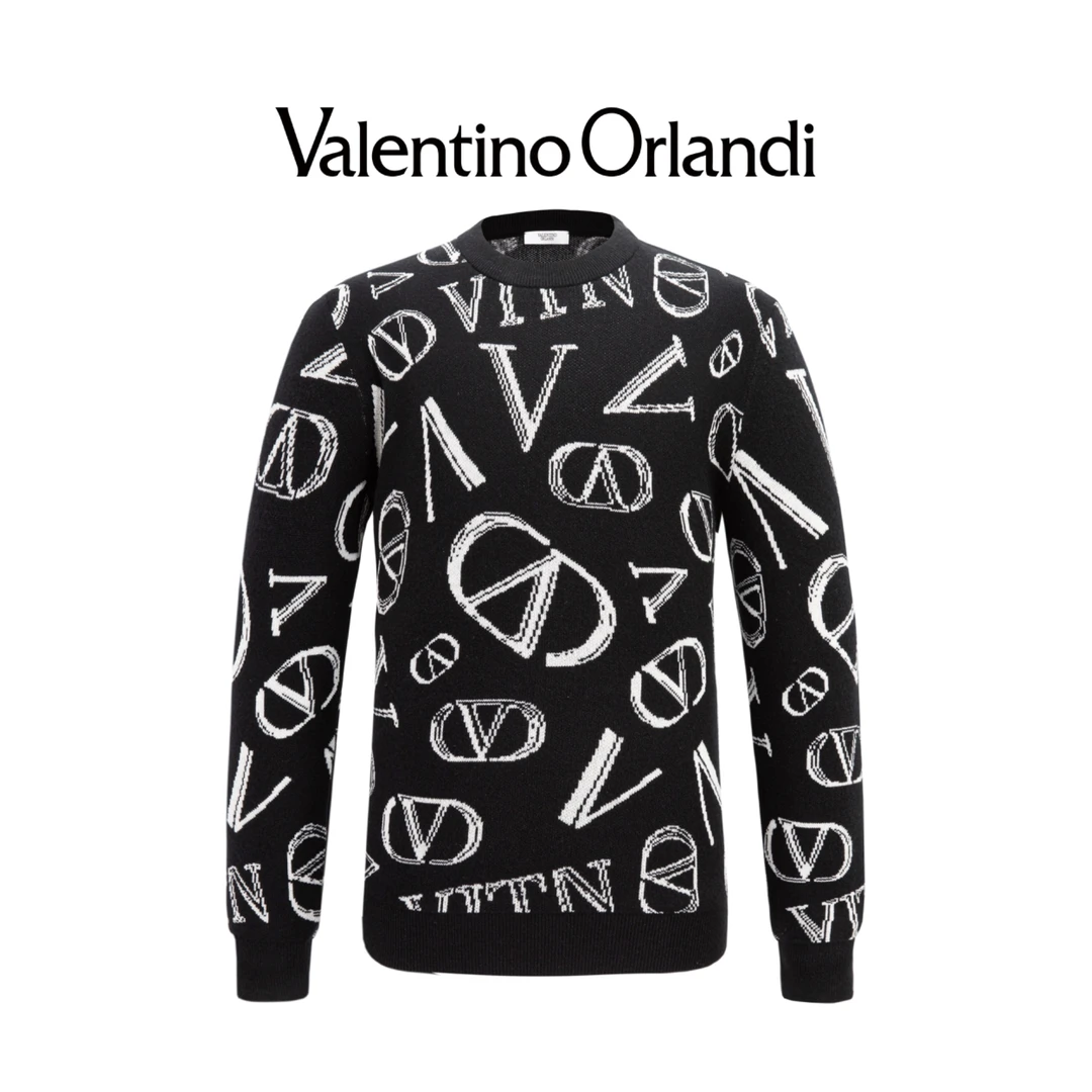 Valentino orlandi男士秋冬时尚百搭毛衣针织衫