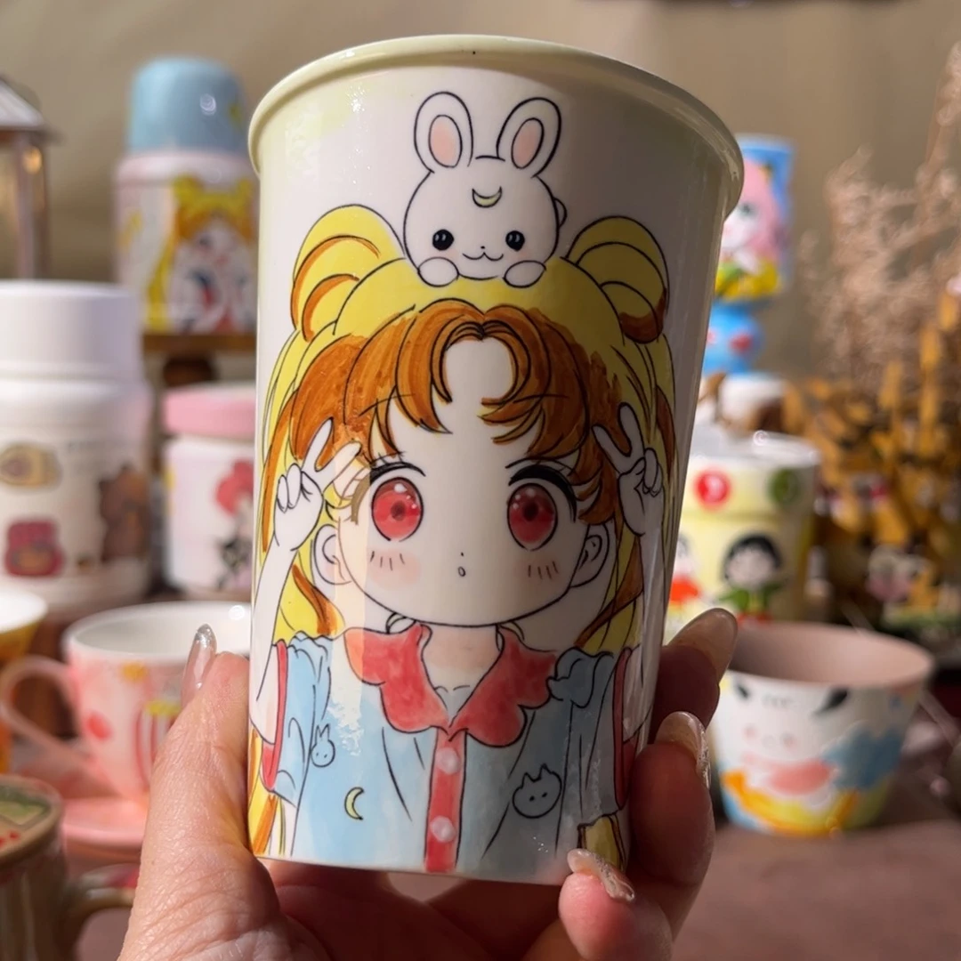 景德镇陶瓷手绘文创水杯