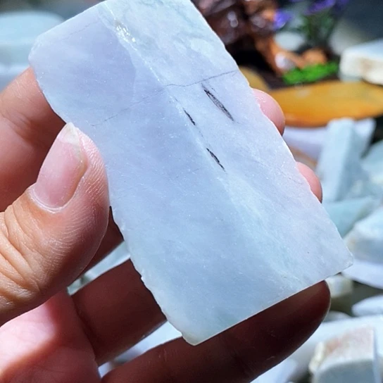 散珠翡翠边角料239