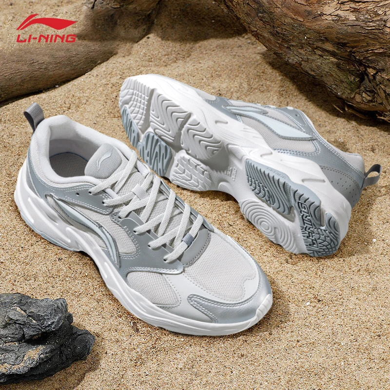 李宁脉冲男鞋2025新款正品透气轻便休闲鞋老爹鞋子男款男士运动鞋