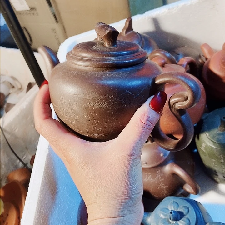 紫砂茶杯宜兴紫砂手工制作