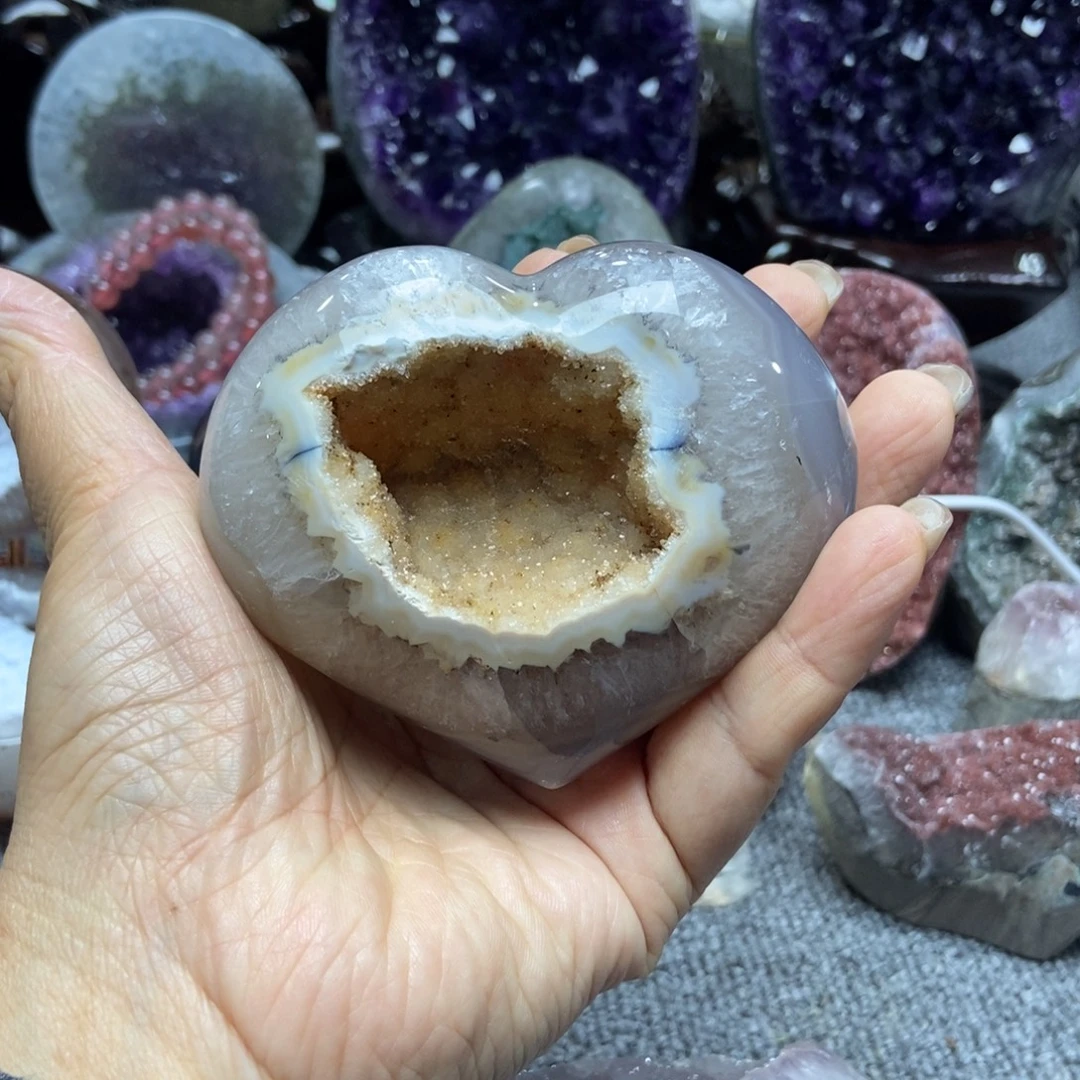 未镶嵌紫晶摆件水晶