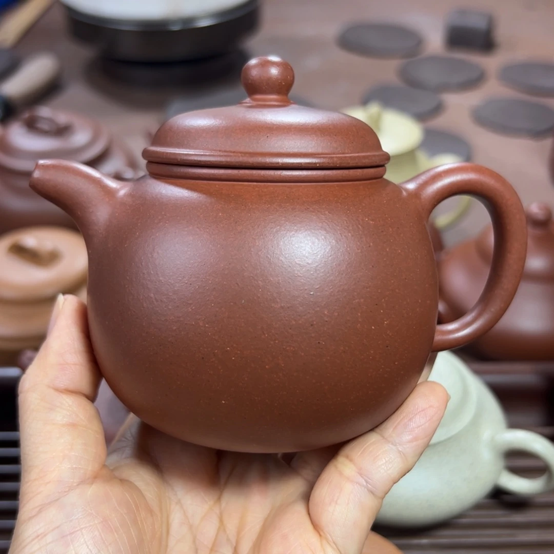 茶壶紫泥红皮龙 匏尊 260cc