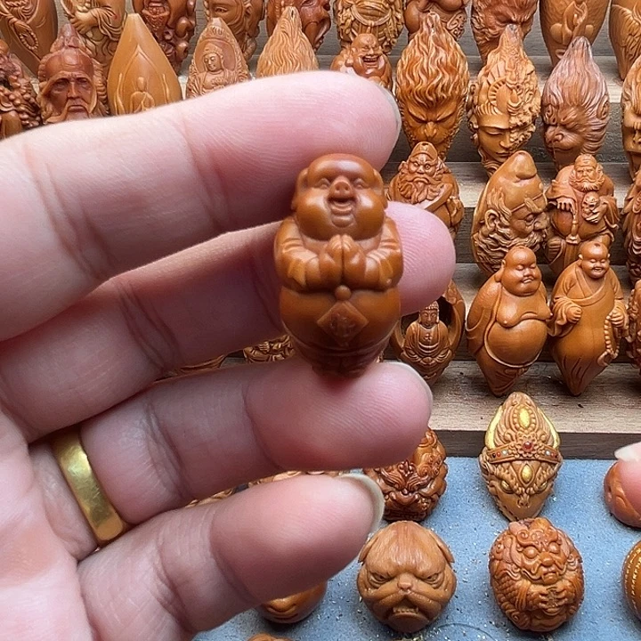 橄榄核吊坠17小猪福利