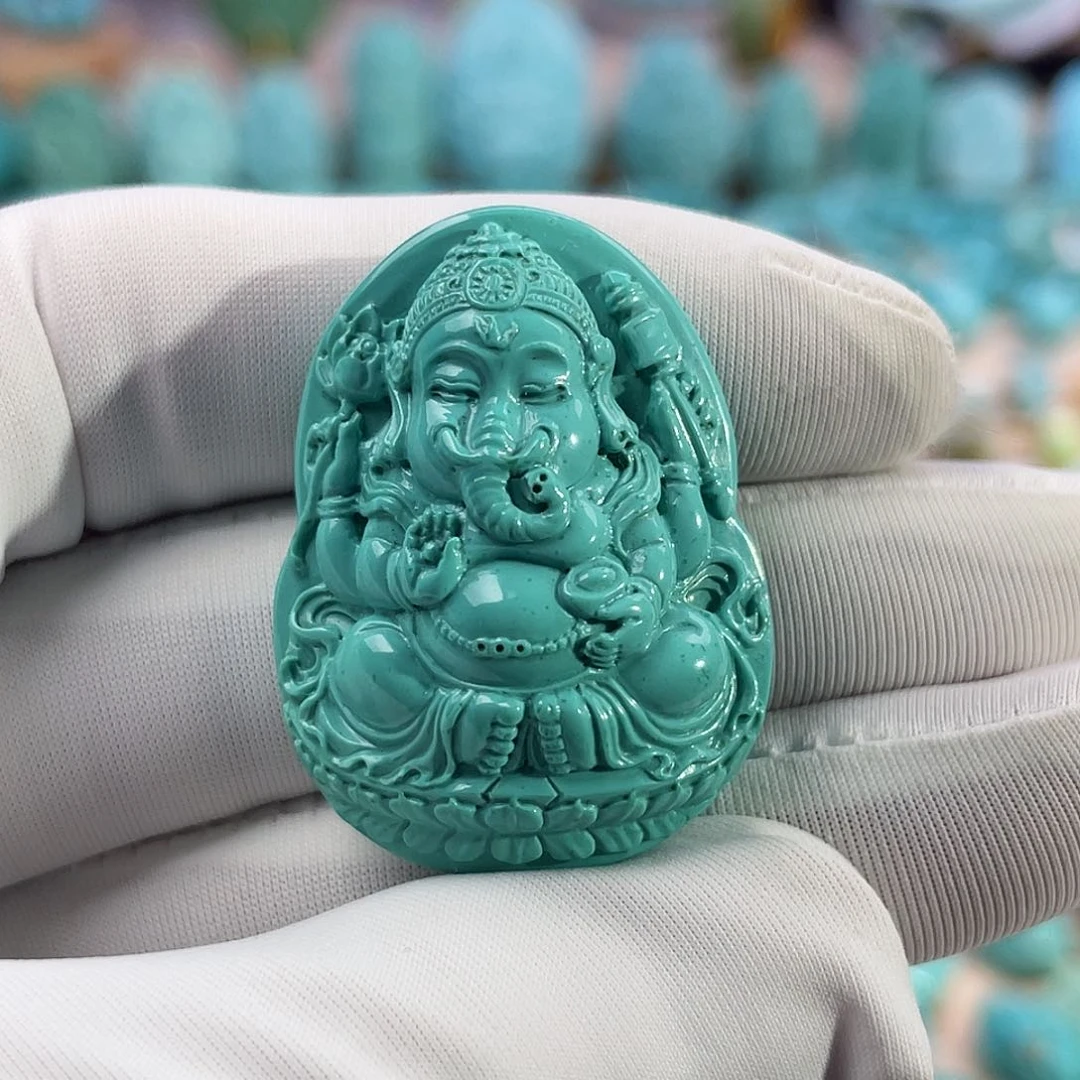 绿松石珠宝奇石未镶嵌