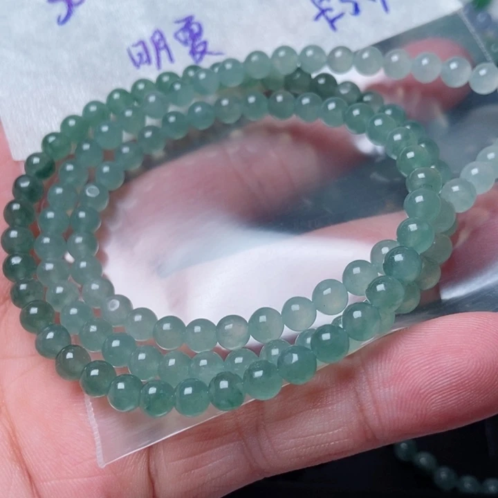 明***夏未镶嵌定制翡翠珠链