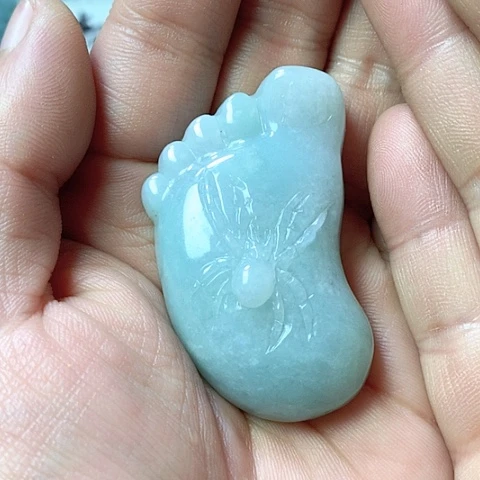翡翠颈饰未镶嵌天然缅甸翡翠a货